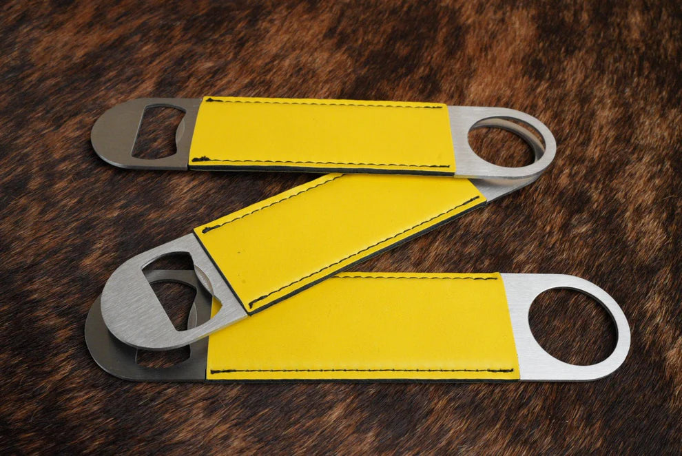 Personalized Leatherette Bottle Opener - Heritage Collection