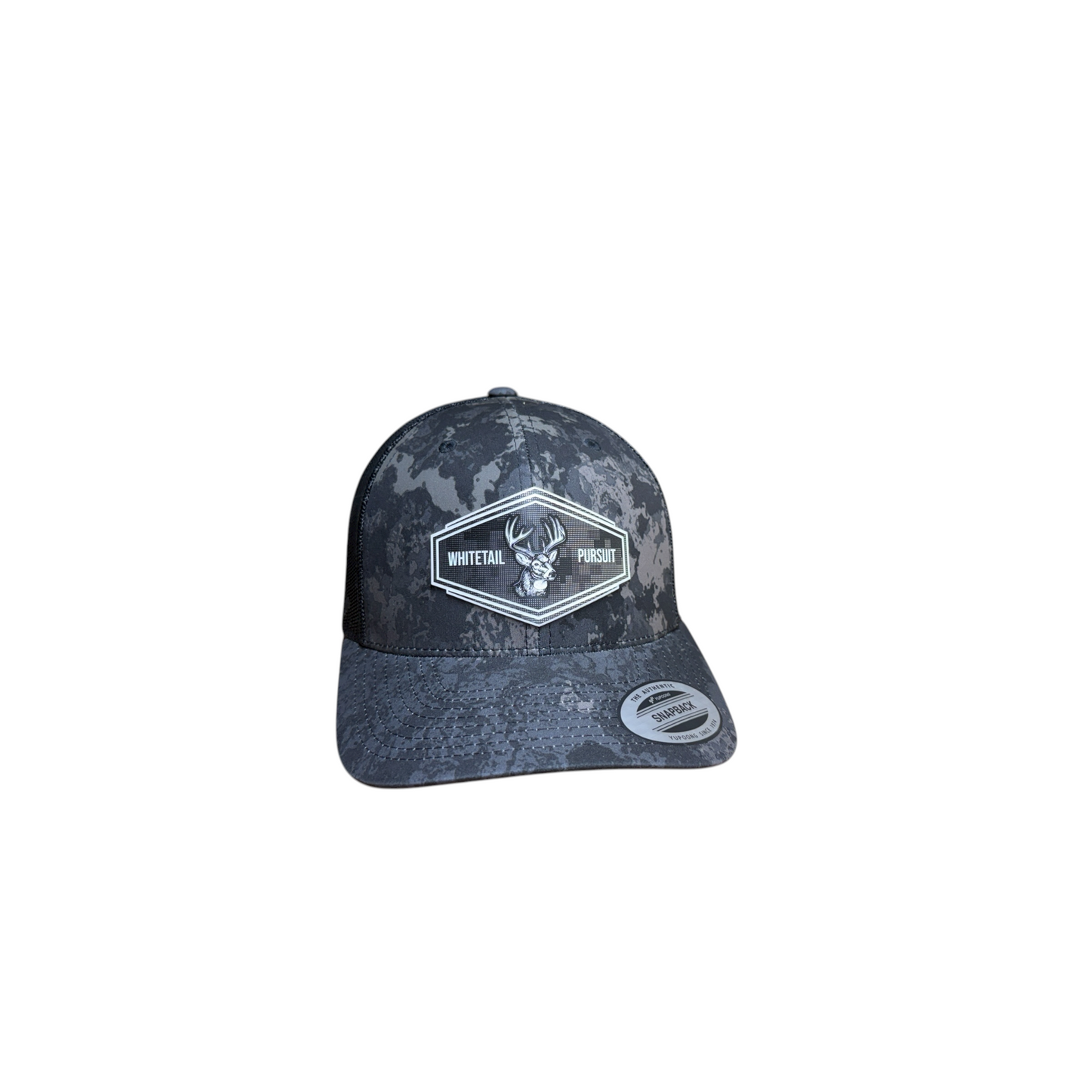 Yupoong 6606 in Poseidon Black Camo