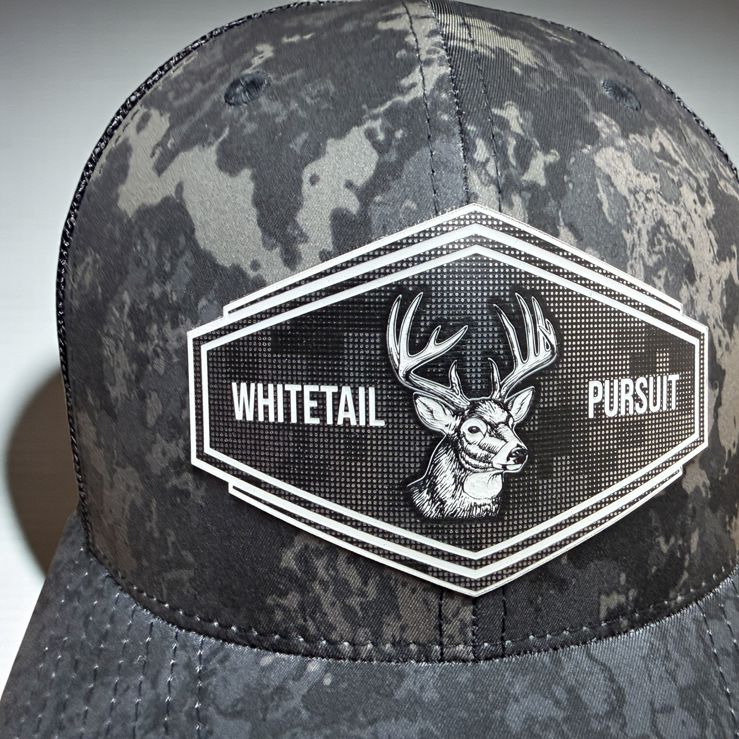 Yupoong 6606 in Poseidon Black Camo