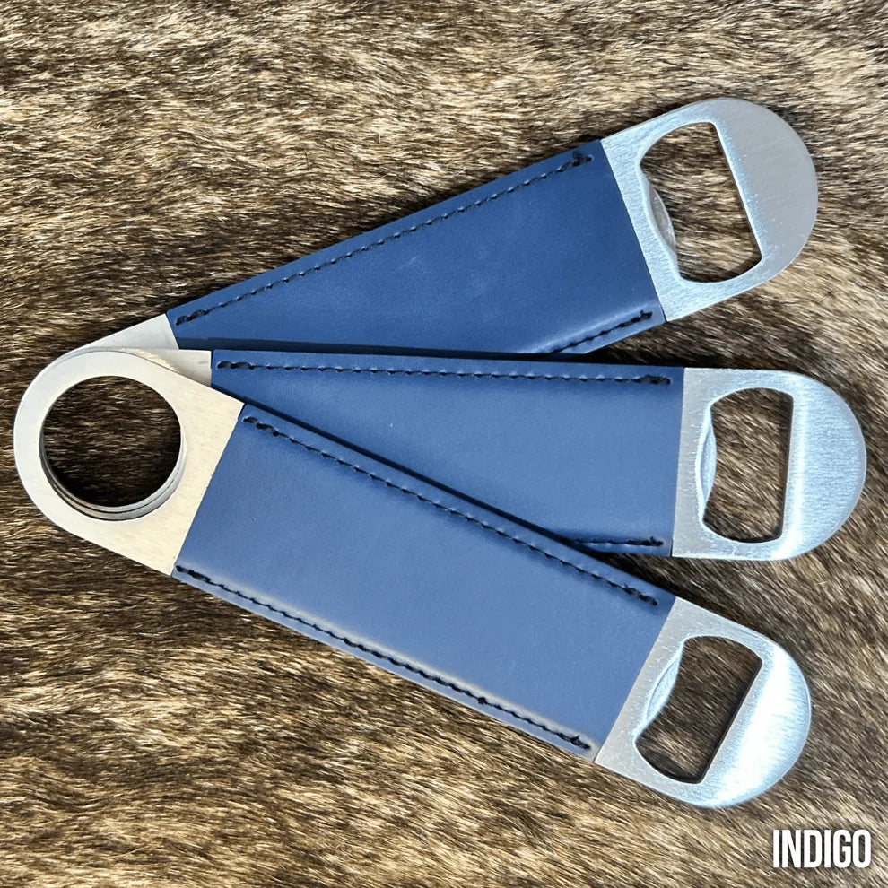 Personalized Leatherette Bottle Opener - Heritage Collection