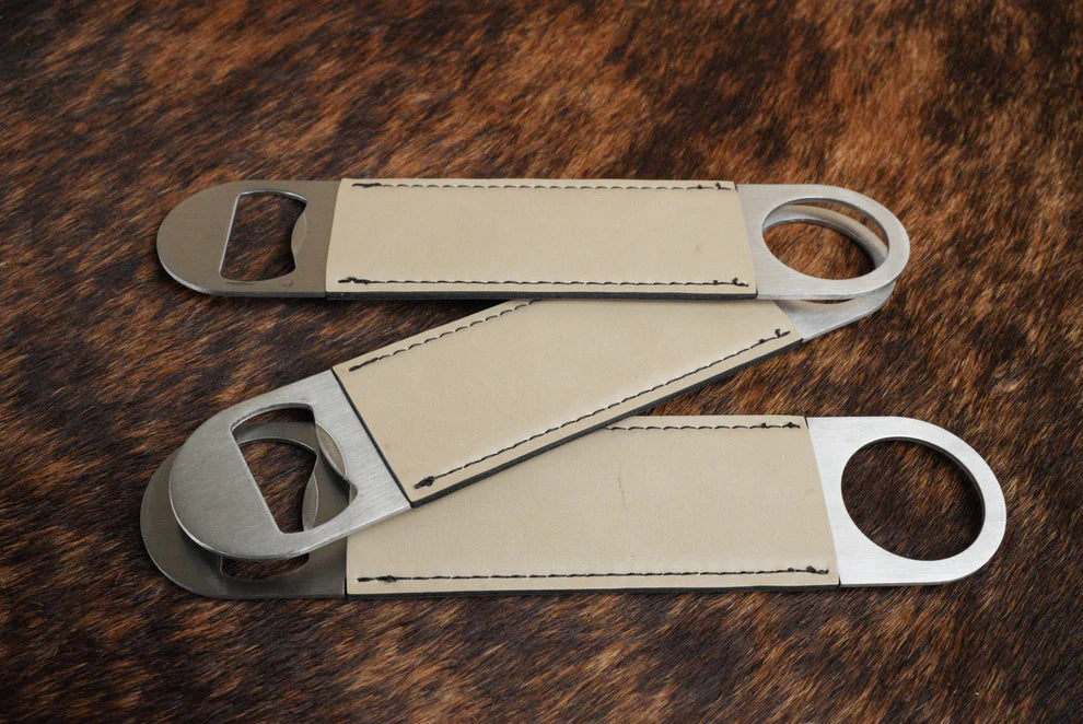 Personalized Leatherette Bottle Opener - Heritage Collection