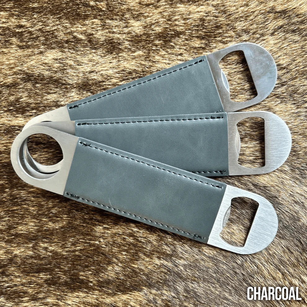 Personalized Leatherette Bottle Opener - Heritage Collection