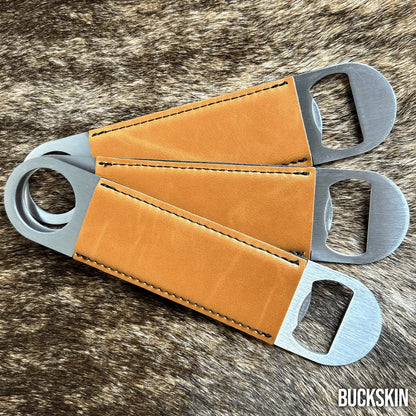 Personalized Leatherette Bottle Opener - Heritage Collection