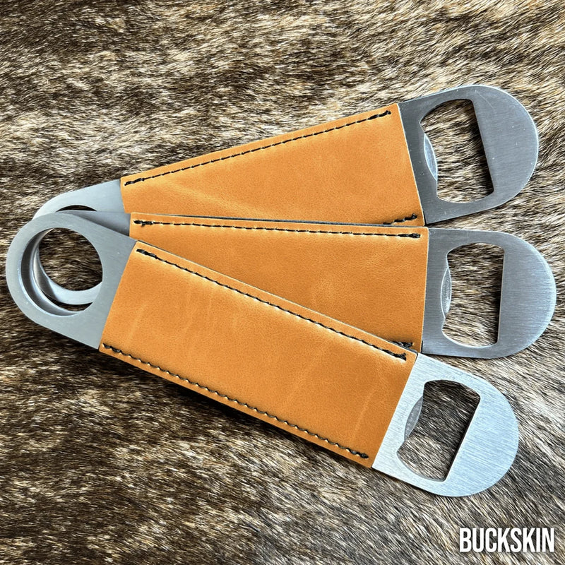 Personalized Leatherette Bottle Opener - Heritage Collection