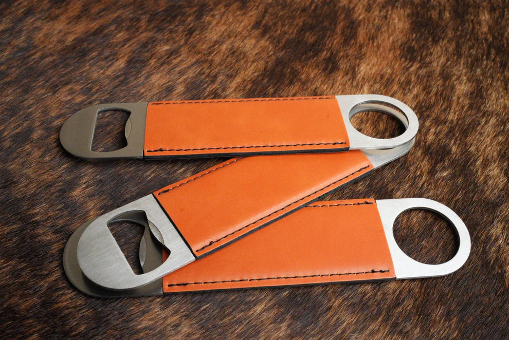Personalized Leatherette Bottle Opener - Heritage Collection