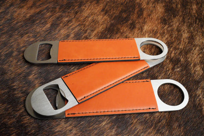 Personalized Leatherette Bottle Opener - Heritage Collection