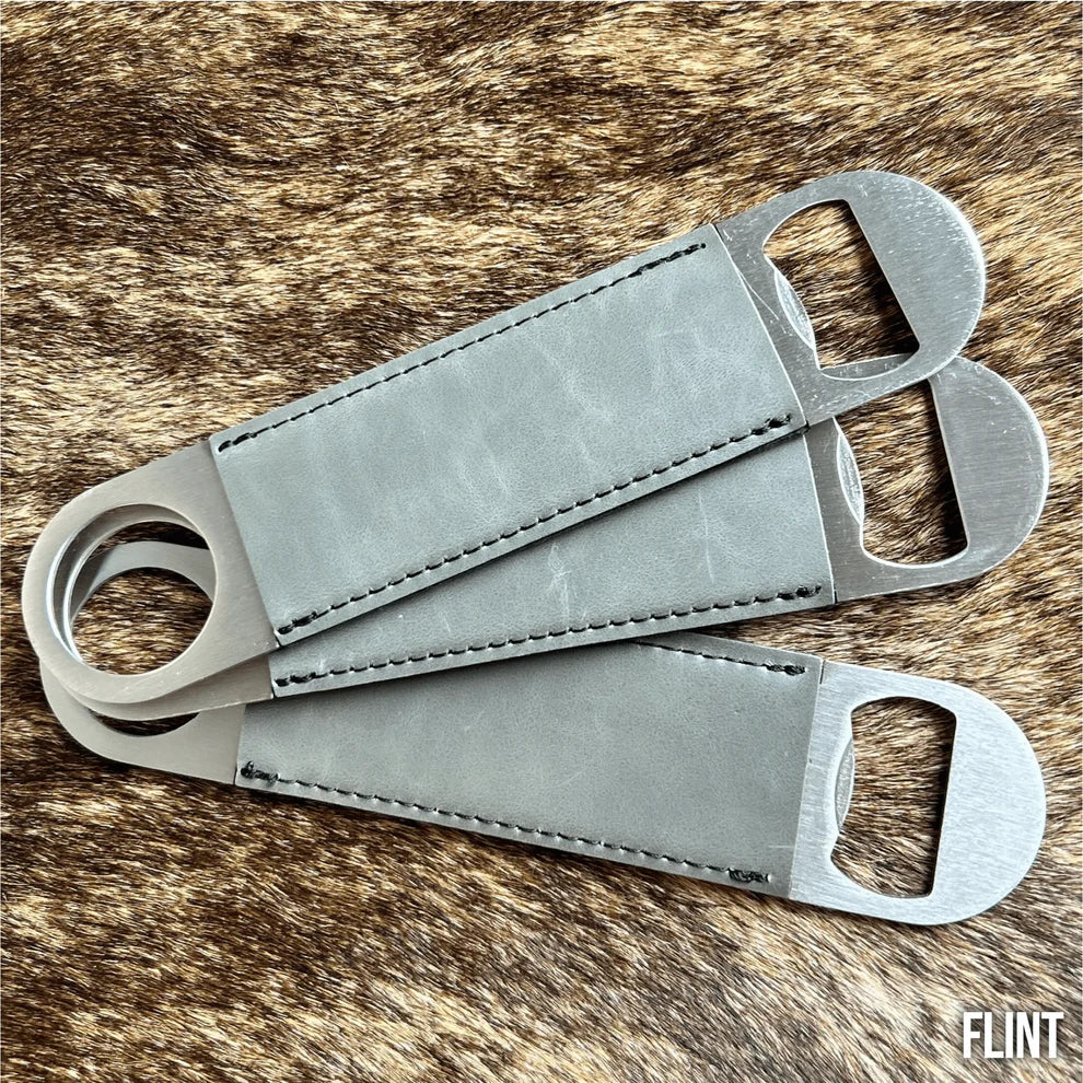 Personalized Leatherette Bottle Opener - Heritage Collection