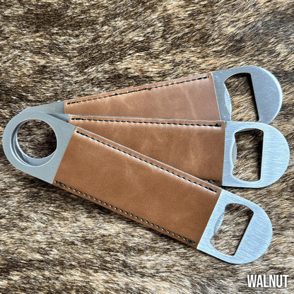 Personalized Leatherette Bottle Opener - Heritage Collection
