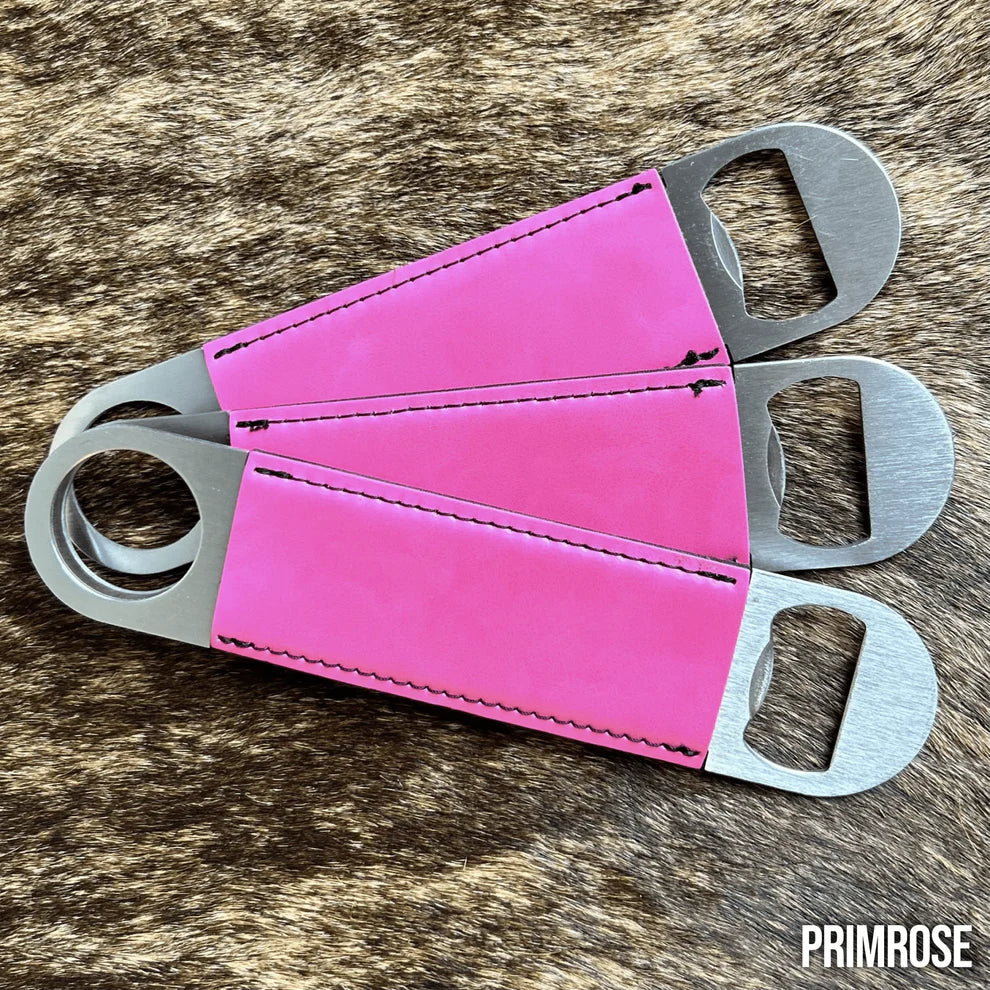 Personalized Leatherette Bottle Opener - Heritage Collection